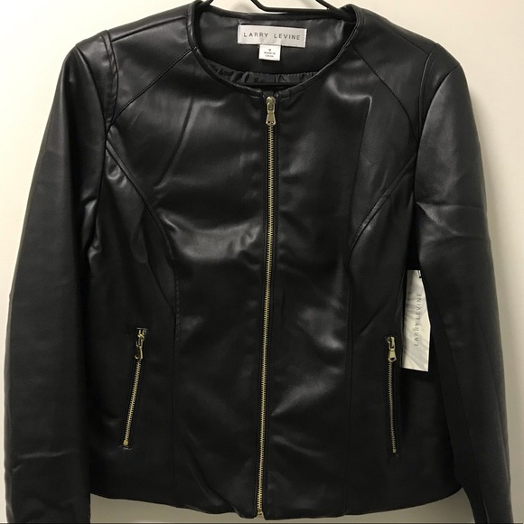 Larry Levine Jackets & Blazers - Sharp Gold Zipper Jacket!